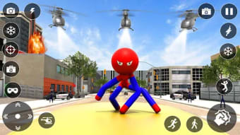Spider Game Stickman Rope Hero