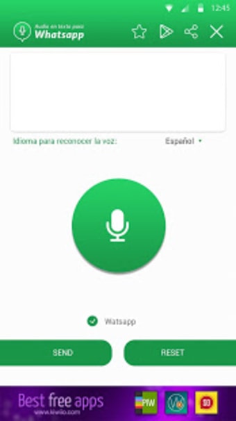 Audio to text for WhatsApp