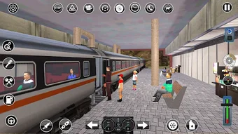 Modern Train Railway Simulator