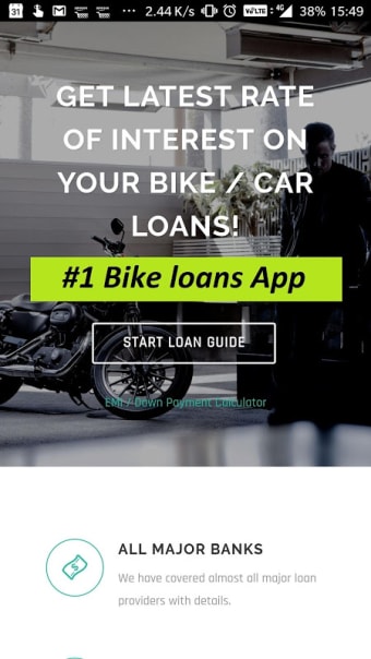 Bike Loan EMI Down Payment Calculator India