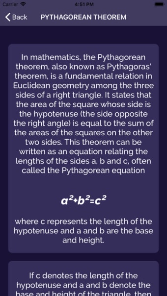 Pythagorean Calc.