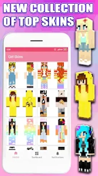 Cute Girls Skins for Minecraft