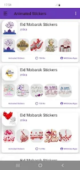 Eid Mubarak Stickers