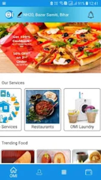 OMI:Online Food Delivery  Lau