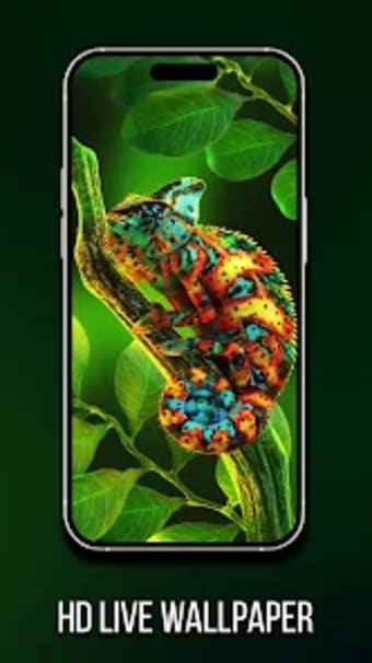 Chameleon Color Wallpaper 3D
