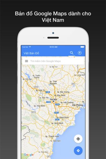 Việt bản đồ for Google Maps - Bản đồ Việt NamHNTPHCM