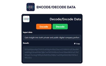 Decode/Encode Data