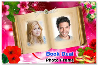 Book Dual Photo Frame
