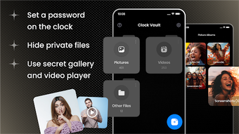 Clock Vault: Hide Photo Video