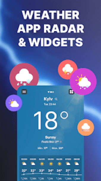 Weather App - Radar  Widget