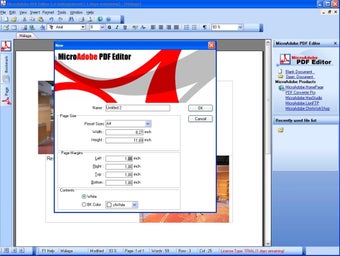 MicroAdobe PDF Editor