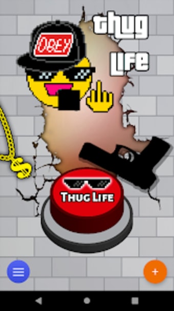 Thug Life Meme Button