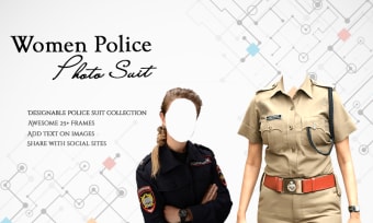 Women Police Photo Suit