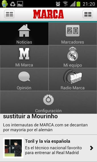 Marca Application Control System MARCA.com para Android - Descargar