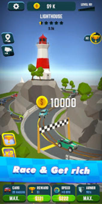 Idle Race Rider  Car tycoon simulator