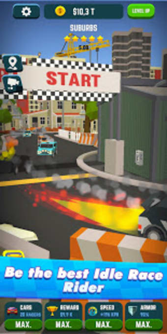 Idle Race Rider  Car tycoon simulator
