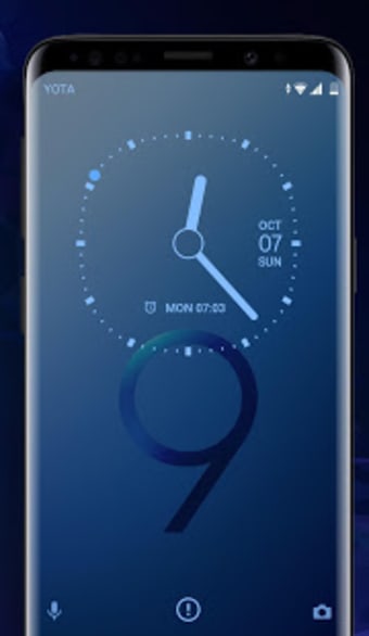 Galaxy S9 blue  Xperia Theme