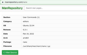 ManRepository - Linux Man Pages