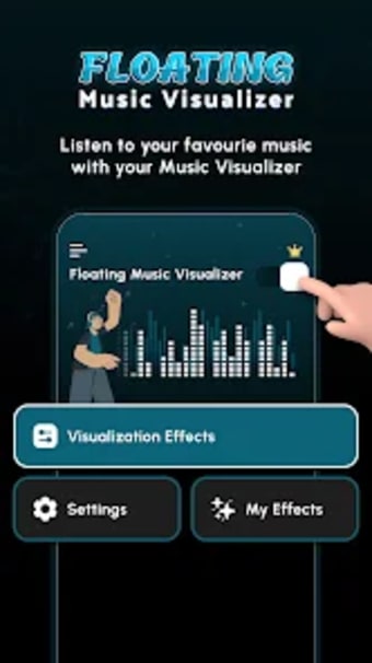 Floating Music Visualizer