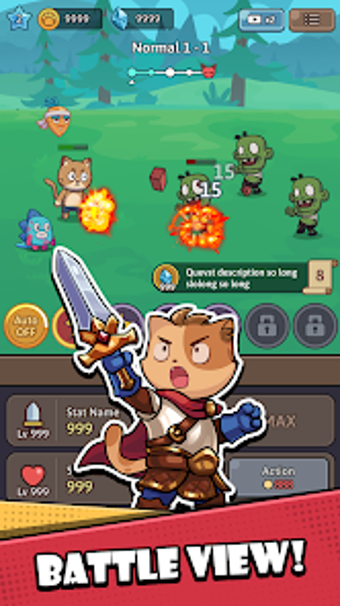 Cat Legend: Idle RPG War