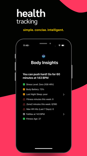 Body Insights: HRV REM  Rest