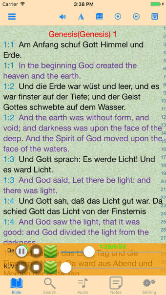 German-English Luther Holy Bible Audio Book