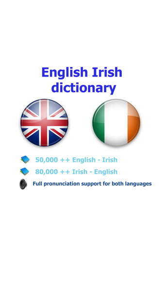 English Irish best dictionary - Béarla Gaeilge Foclóir fearr