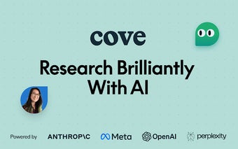 Cove: Research Brilliantly With AI