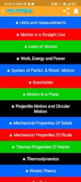 Class 11th Physics Notes