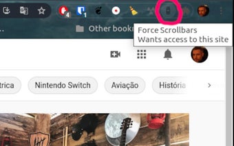 Force Scrollbars