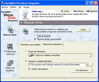 HandyBits VirusScan Integrator
