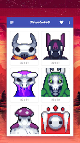 Pixel art by steps: creatures