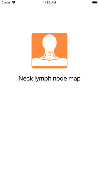 Neck lymph node map