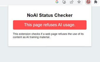 NoAI Status Checker