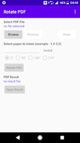Rotate PDF Pages