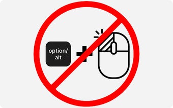 Disable alt/option + Click shortcut