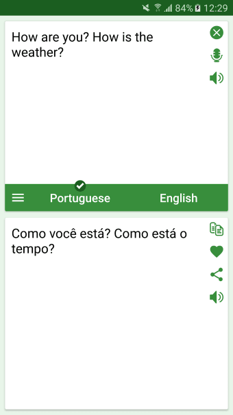 Portuguese - English Translato