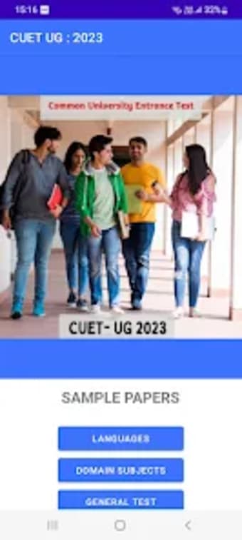 CUET UG Sample Paper 2023