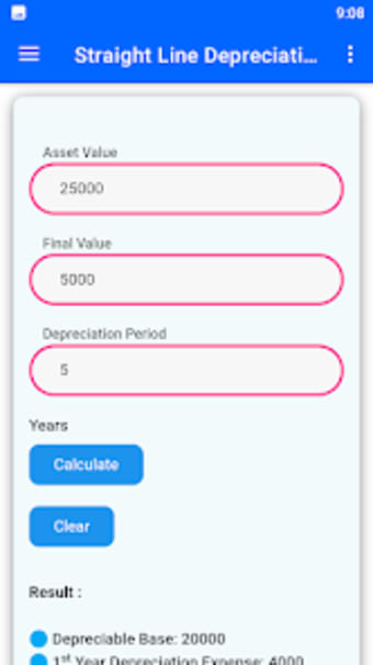 Depreciation Calculator
