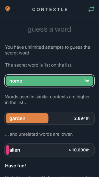 Contextle - Guess the Word