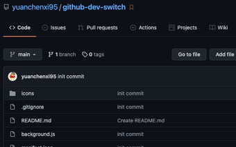 Github Dev Switch