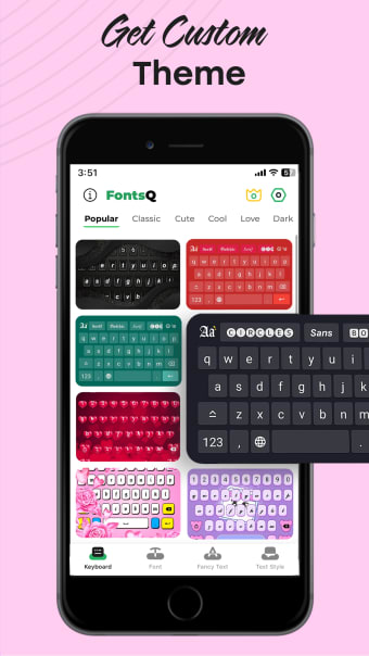 Fonts Keyboard for iPhone- Art
