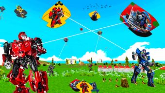 Robot Kite Flying : kite game
