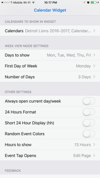Week Calendar Widget Pro