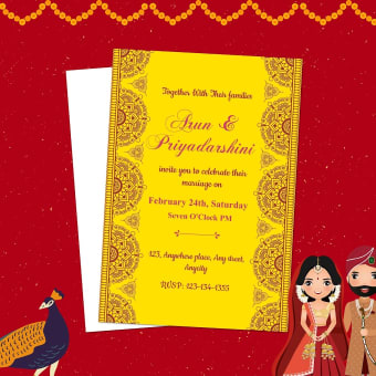 Indian wedding card maker