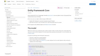 Imagen 0 para Entity Framework Core