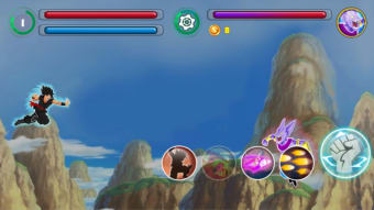 Saiyan Goku fighting: Dragon Fight Shadow