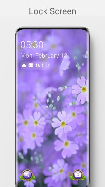Flower Lock Screen