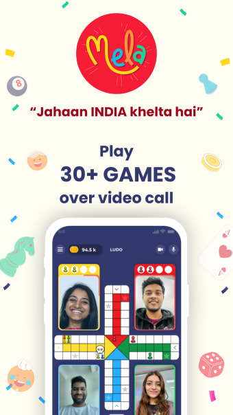 Mela: Play Games on Video Call