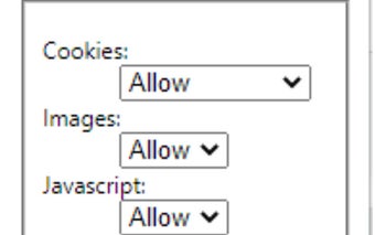 JD Content settings